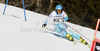 Tanja Poutiainen of Finland skiing in first run of women giant slalom race of Audi FIS Alpine skiing World cup in Ofterschwang, Germany. Women giant slalom race of Audi FIS Alpine skiing World cup was held in Ofterschwang, Germany, on Saturday, 3rd of March 2012.
