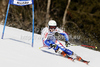 Taina Barioz of France skiing in first run of women giant slalom race of Audi FIS Alpine skiing World cup in Ofterschwang, Germany. Women giant slalom race of Audi FIS Alpine skiing World cup was held in Ofterschwang, Germany, on Saturday, 3rd of March 2012.
