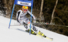 Lena Duerr of Germany skiing in first run of women giant slalom race of Audi FIS Alpine skiing World cup in Ofterschwang, Germany. Women giant slalom race of Audi FIS Alpine skiing World cup was held in Ofterschwang, Germany, on Saturday, 3rd of March 2012.
