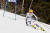 Lena Duerr of Germany skiing in first run of women giant slalom race of Audi FIS Alpine skiing World cup in Ofterschwang, Germany. Women giant slalom race of Audi FIS Alpine skiing World cup was held in Ofterschwang, Germany, on Saturday, 3rd of March 2012.
