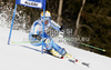 Anja Paerson of Sweden skiing in first run of women giant slalom race of Audi FIS Alpine skiing World cup in Ofterschwang, Germany. Women giant slalom race of Audi FIS Alpine skiing World cup was held in Ofterschwang, Germany, on Saturday, 3rd of March 2012.
