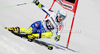 Ana Drev of Slovenia skiing in first run of women giant slalom race of Audi FIS Alpine skiing World cup in Ofterschwang, Germany. Women giant slalom race of Audi FIS Alpine skiing World cup was held in Ofterschwang, Germany, on Saturday, 3rd of March 2012.
