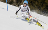 Veronique Hronek of Germany skiing in first run of women giant slalom race of Audi FIS Alpine skiing World cup in Ofterschwang, Germany. Women giant slalom race of Audi FIS Alpine skiing World cup was held in Ofterschwang, Germany, on Saturday, 3rd of March 2012.
