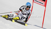 Veronique Hronek of Germany skiing in first run of women giant slalom race of Audi FIS Alpine skiing World cup in Ofterschwang, Germany. Women giant slalom race of Audi FIS Alpine skiing World cup was held in Ofterschwang, Germany, on Saturday, 3rd of March 2012.
