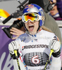 Second placed Lindsey Vonn of USA reacts in finish of second run of women giant slalom race of Audi FIS Alpine skiing World cup in Ofterschwang, Germany. Women giant slalom race of Audi FIS Alpine skiing World cup was held in Ofterschwang, Germany, on Saturday, 3rd of March 2012.
