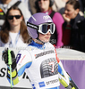 Third placed Tina Maze of Slovenia reacts in finish of second run of women giant slalom race of Audi FIS Alpine skiing World cup in Ofterschwang, Germany. Women giant slalom race of Audi FIS Alpine skiing World cup was held in Ofterschwang, Germany, on Saturday, 3rd of March 2012.
