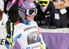 Third placed Tina Maze of Slovenia reacts in finish of second run of women giant slalom race of Audi FIS Alpine skiing World cup in Ofterschwang, Germany. Women giant slalom race of Audi FIS Alpine skiing World cup was held in Ofterschwang, Germany, on Saturday, 3rd of March 2012.
