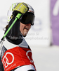Winner Viktoria Rebensburg of Germany reacts in finish of second run of women giant slalom race of Audi FIS Alpine skiing World cup in Ofterschwang, Germany. Women giant slalom race of Audi FIS Alpine skiing World cup was held in Ofterschwang, Germany, on Saturday, 3rd of March 2012.
