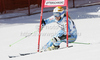 Anja Paerson of Sweden skiing in first run of women giant slalom race of Audi FIS Alpine skiing World cup in Ofterschwang, Germany. Women giant slalom race of Audi FIS Alpine skiing World cup was held in Ofterschwang, Germany, on Saturday, 3rd of March 2012.
