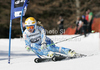 Veronica Smedh of Sweden skiing in first run of women giant slalom race of Audi FIS Alpine skiing World cup in Ofterschwang, Germany. Women giant slalom race of Audi FIS Alpine skiing World cup was held in Ofterschwang, Germany, on Saturday, 3rd of March 2012.
