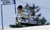 Elisabeth Goergl of Austria skiing in second run of women giant slalom race of Audi FIS Alpine skiing World cup in Ofterschwang, Germany. Women giant slalom race of Audi FIS Alpine skiing World cup was held in Ofterschwang, Germany, on Saturday, 3rd of March 2012.
