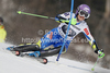 Tina Maze of Slovenia skiing in first run of women slalom race of Audi FIS Alpine skiing World cup in Ofterschwang, Germany. Women slalom race of Audi FIS Alpine skiing World cup was held in Ofterschwang, Germany, on Sunday, 4th of March 2012.

