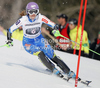 Tina Maze of Slovenia skiing in first run of women slalom race of Audi FIS Alpine skiing World cup in Ofterschwang, Germany. Women slalom race of Audi FIS Alpine skiing World cup was held in Ofterschwang, Germany, on Sunday, 4th of March 2012.
