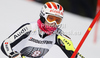 Christina Geiger of Germany skiing in first run of women slalom race of Audi FIS Alpine skiing World cup in Ofterschwang, Germany. Women slalom race of Audi FIS Alpine skiing World cup was held in Ofterschwang, Germany, on Sunday, 4th of March 2012.
