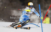 Frida Hansdotter of Sweden skiing in first run of women slalom race of Audi FIS Alpine skiing World cup in Ofterschwang, Germany. Women slalom race of Audi FIS Alpine skiing World cup was held in Ofterschwang, Germany, on Sunday, 4th of March 2012.
