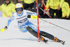 Frida Hansdotter of Sweden skiing in first run of women slalom race of Audi FIS Alpine skiing World cup in Ofterschwang, Germany. Women slalom race of Audi FIS Alpine skiing World cup was held in Ofterschwang, Germany, on Sunday, 4th of March 2012.
