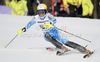 Frida Hansdotter of Sweden skiing in first run of women slalom race of Audi FIS Alpine skiing World cup in Ofterschwang, Germany. Women slalom race of Audi FIS Alpine skiing World cup was held in Ofterschwang, Germany, on Sunday, 4th of March 2012.
