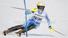 Frida Hansdotter of Sweden skiing in first run of women slalom race of Audi FIS Alpine skiing World cup in Ofterschwang, Germany. Women slalom race of Audi FIS Alpine skiing World cup was held in Ofterschwang, Germany, on Sunday, 4th of March 2012.
