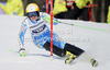Therese Borssen of Sweden skiing in first run of women slalom race of Audi FIS Alpine skiing World cup in Ofterschwang, Germany. Women slalom race of Audi FIS Alpine skiing World cup was held in Ofterschwang, Germany, on Sunday, 4th of March 2012.
