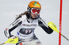 Lena Duerr of Germany skiing in first run of women slalom race of Audi FIS Alpine skiing World cup in Ofterschwang, Germany. Women slalom race of Audi FIS Alpine skiing World cup was held in Ofterschwang, Germany, on Sunday, 4th of March 2012.

