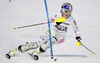 Lindsey Vonn of USA skiing in first run of women slalom race of Audi FIS Alpine skiing World cup in Ofterschwang, Germany. Women slalom race of Audi FIS Alpine skiing World cup was held in Ofterschwang, Germany, on Sunday, 4th of March 2012.
