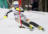 Katharina Duerr of Germany skiing in first run of women slalom race of Audi FIS Alpine skiing World cup in Ofterschwang, Germany. Women slalom race of Audi FIS Alpine skiing World cup was held in Ofterschwang, Germany, on Sunday, 4th of March 2012.
