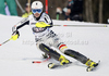 Katharina Duerr of Germany skiing in first run of women slalom race of Audi FIS Alpine skiing World cup in Ofterschwang, Germany. Women slalom race of Audi FIS Alpine skiing World cup was held in Ofterschwang, Germany, on Sunday, 4th of March 2012.
