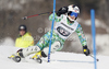 Nina Loeseth of Norway skiing in first run of women slalom race of Audi FIS Alpine skiing World cup in Ofterschwang, Germany. Women slalom race of Audi FIS Alpine skiing World cup was held in Ofterschwang, Germany, on Sunday, 4th of March 2012.
