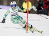 Nina Loeseth of Norway skiing in first run of women slalom race of Audi FIS Alpine skiing World cup in Ofterschwang, Germany. Women slalom race of Audi FIS Alpine skiing World cup was held in Ofterschwang, Germany, on Sunday, 4th of March 2012.
