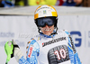 Therese Borssen of Sweden reacts in finish of second run of women slalom race of Audi FIS Alpine skiing World cup in Ofterschwang, Germany. Women slalom race of Audi FIS Alpine skiing World cup was held in Ofterschwang, Germany, on Sunday, 4th of March 2012.
