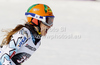 Second placed Resi Stiegler of USA reacts in finish of second run of women slalom race of Audi FIS Alpine skiing World cup in Ofterschwang, Germany. Women slalom race of Audi FIS Alpine skiing World cup was held in Ofterschwang, Germany, on Sunday, 4th of March 2012.
