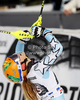 Second placed Resi Stiegler of USA reacts in finish of second run of women slalom race of Audi FIS Alpine skiing World cup in Ofterschwang, Germany. Women slalom race of Audi FIS Alpine skiing World cup was held in Ofterschwang, Germany, on Sunday, 4th of March 2012.
