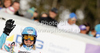 Fourth placed Tanja Poutiainen of Finland reacts in finish of second run of women slalom race of Audi FIS Alpine skiing World cup in Ofterschwang, Germany. Women slalom race of Audi FIS Alpine skiing World cup was held in Ofterschwang, Germany, on Sunday, 4th of March 2012.
