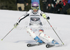 Maria Hoefl-Riesch of Germany skiing in first run of women slalom race of Audi FIS Alpine skiing World cup in Ofterschwang, Germany. Women slalom race of Audi FIS Alpine skiing World cup was held in Ofterschwang, Germany, on Sunday, 4th of March 2012.
