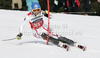 Marlies Schild of Austria skiing in first run of women slalom race of Audi FIS Alpine skiing World cup in Ofterschwang, Germany. Women slalom race of Audi FIS Alpine skiing World cup was held in Ofterschwang, Germany, on Sunday, 4th of March 2012.
