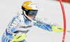 Frida Hansdotter of Sweden skiing in first run of women slalom race of Audi FIS Alpine skiing World cup in Ofterschwang, Germany. Women slalom race of Audi FIS Alpine skiing World cup was held in Ofterschwang, Germany, on Sunday, 4th of March 2012.
