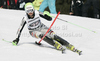 Fanny Chmelar of Germany skiing in first run of women slalom race of Audi FIS Alpine skiing World cup in Ofterschwang, Germany. Women slalom race of Audi FIS Alpine skiing World cup was held in Ofterschwang, Germany, on Sunday, 4th of March 2012.
