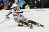 Katharina Duerr of Germany skiing in first run of women slalom race of Audi FIS Alpine skiing World cup in Ofterschwang, Germany. Women slalom race of Audi FIS Alpine skiing World cup was held in Ofterschwang, Germany, on Sunday, 4th of March 2012.
