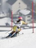 Marie-Michele Gagnon of Canada skiing in second run of women slalom race of Audi FIS Alpine skiing World cup in Ofterschwang, Germany. Women slalom race of Audi FIS Alpine skiing World cup was held in Ofterschwang, Germany, on Sunday, 4th of March 2012.
