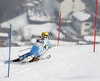Frida Hansdotter of Sweden skiing in second run of women slalom race of Audi FIS Alpine skiing World cup in Ofterschwang, Germany. Women slalom race of Audi FIS Alpine skiing World cup was held in Ofterschwang, Germany, on Sunday, 4th of March 2012.
