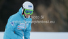 Samu Torsti of Finland during inspection of first run of men giant slalom race of Audi FIS Alpine skiing World cup in Kranjska Gora, Slovenia. Men slalom race of Audi FIS Alpine skiing World cup was held in Kranjska Gora, Slovenia, on Saturday, 10th of March 2012.
