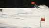 Forerunner Andreas Romar of Finland skiing in first run of men giant slalom race of Audi FIS Alpine skiing World cup in Kranjska Gora, Slovenia. Men slalom race of Audi FIS Alpine skiing World cup was held in Kranjska Gora, Slovenia, on Saturday, 10th of March 2012.
