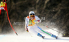 Massimiliano Blardone of Italy skiing in first run of men giant slalom race of Audi FIS Alpine skiing World cup in Kranjska Gora, Slovenia. Men slalom race of Audi FIS Alpine skiing World cup was held in Kranjska Gora, Slovenia, on Saturday, 10th of March 2012.
