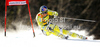 Aksel Lund Svindal of Norway skiing in first run of men giant slalom race of Audi FIS Alpine skiing World cup in Kranjska Gora, Slovenia. Men slalom race of Audi FIS Alpine skiing World cup was held in Kranjska Gora, Slovenia, on Saturday, 10th of March 2012.

