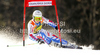 Alexis Pinturault of France skiing in first run of men giant slalom race of Audi FIS Alpine skiing World cup in Kranjska Gora, Slovenia. Men slalom race of Audi FIS Alpine skiing World cup was held in Kranjska Gora, Slovenia, on Saturday, 10th of March 2012.

