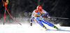 Cyprien Richard of France skiing in first run of men giant slalom race of Audi FIS Alpine skiing World cup in Kranjska Gora, Slovenia. Men slalom race of Audi FIS Alpine skiing World cup was held in Kranjska Gora, Slovenia, on Saturday, 10th of March 2012.
