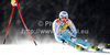 Marcus Sandell of Finland skiing in first run of men giant slalom race of Audi FIS Alpine skiing World cup in Kranjska Gora, Slovenia. Men slalom race of Audi FIS Alpine skiing World cup was held in Kranjska Gora, Slovenia, on Saturday, 10th of March 2012.
