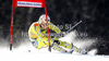 Kjetil Jansrud of Norway skiing in first run of men giant slalom race of Audi FIS Alpine skiing World cup in Kranjska Gora, Slovenia. Men slalom race of Audi FIS Alpine skiing World cup was held in Kranjska Gora, Slovenia, on Saturday, 10th of March 2012.
