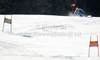 Andre Myhrer of Sweden skiing in first run of men giant slalom race of Audi FIS Alpine skiing World cup in Kranjska Gora, Slovenia. Men slalom race of Audi FIS Alpine skiing World cup was held in Kranjska Gora, Slovenia, on Saturday, 10th of March 2012.
