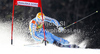 Andre Myhrer of Sweden skiing in first run of men giant slalom race of Audi FIS Alpine skiing World cup in Kranjska Gora, Slovenia. Men slalom race of Audi FIS Alpine skiing World cup was held in Kranjska Gora, Slovenia, on Saturday, 10th of March 2012.
